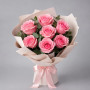 Букет из 7 розовых роз